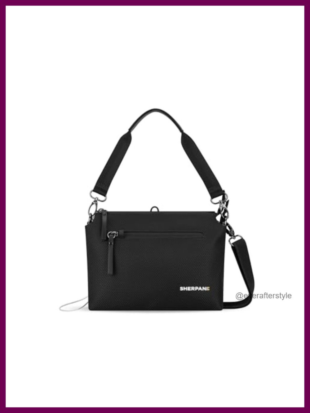Small Anti-Theft Crossbody Purse Recycled Nylon RFID Travel Bag